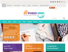 Tablet Screenshot of eupossoisso.com
